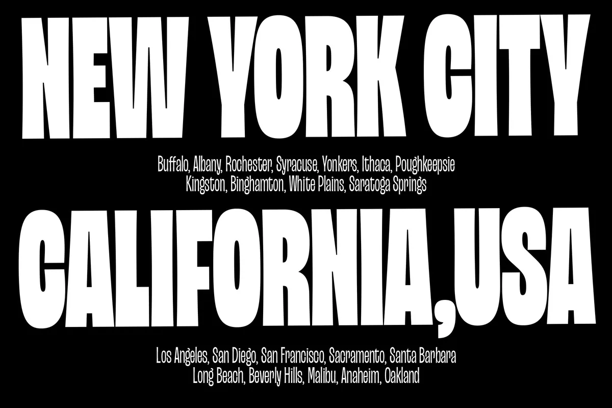 Nebraska - Tall Condensed Display Font Family