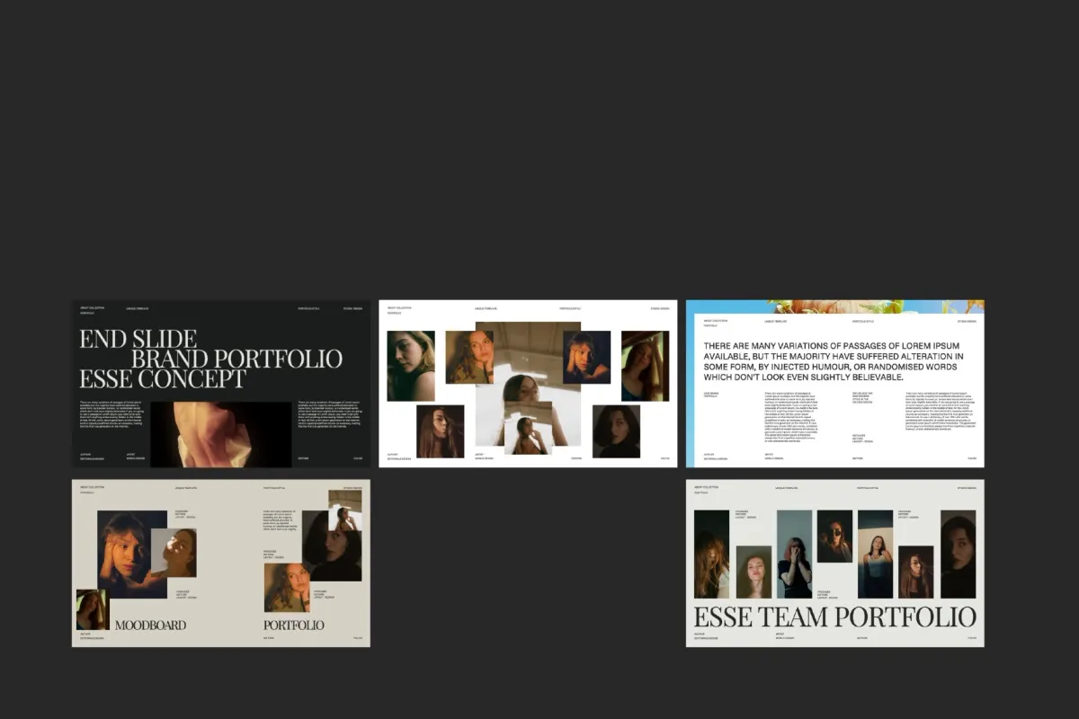 Brand Portfolio PowerPoint Template – Esse