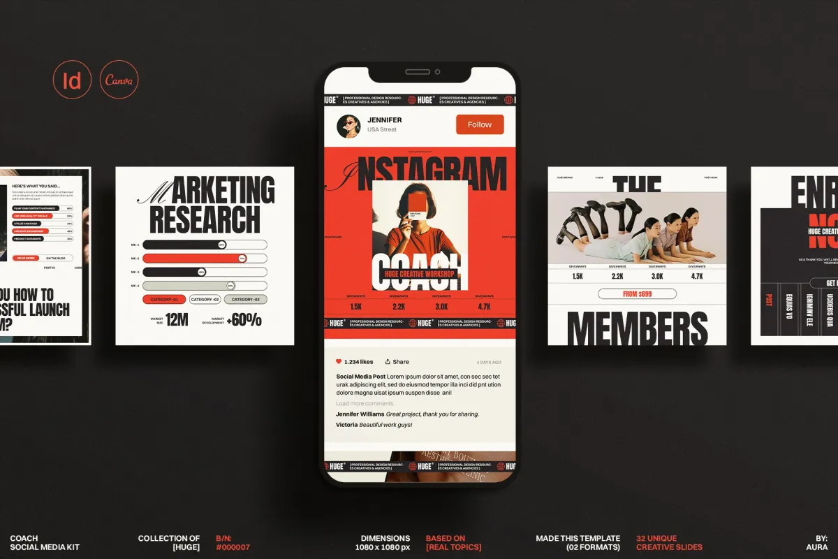 Social Media Kit Template