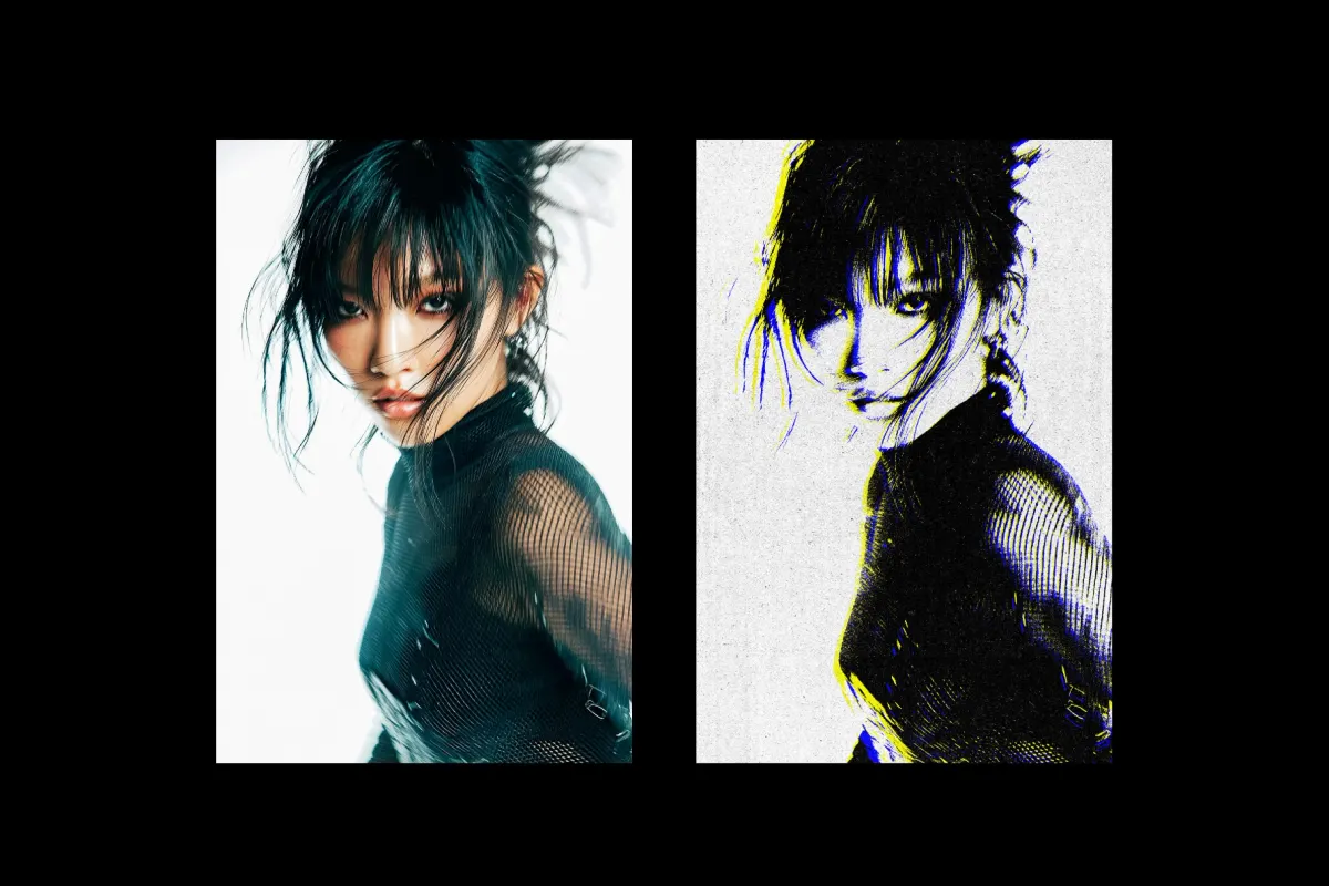 Anaglyph Glitch Photo Effect