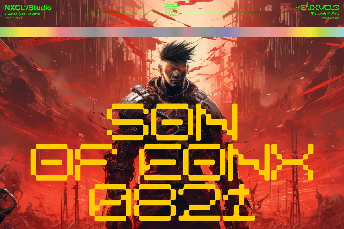 Cosmanex - Futuristic Pixel Font Family