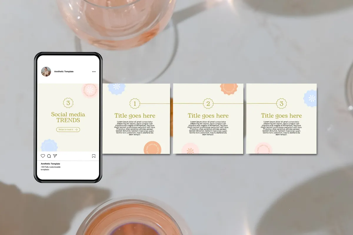 Aesthetic Instagram Template Kit