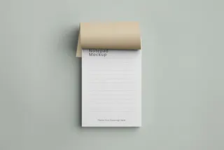 Realistic Notepad Mockup Vol.1