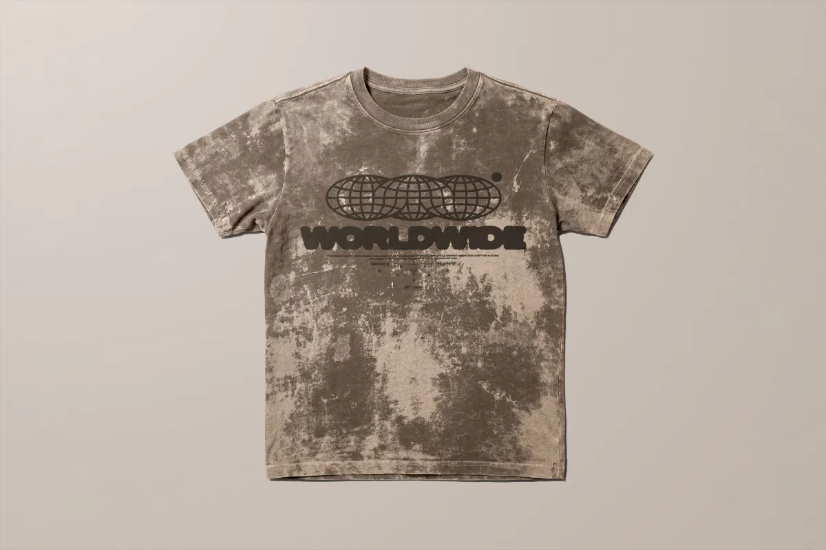 Puff Print T-Shirt Mockup