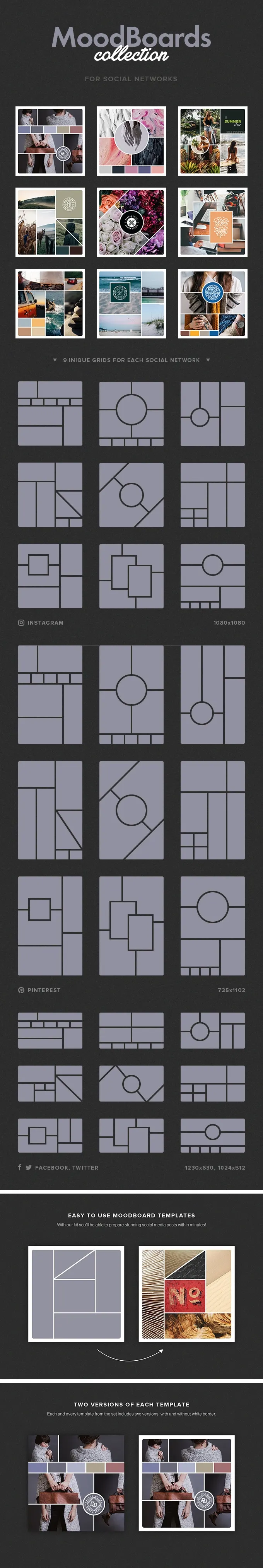 Social Mood Board Templates