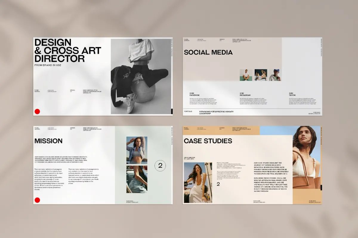 Design & Cross Art Presentation Template