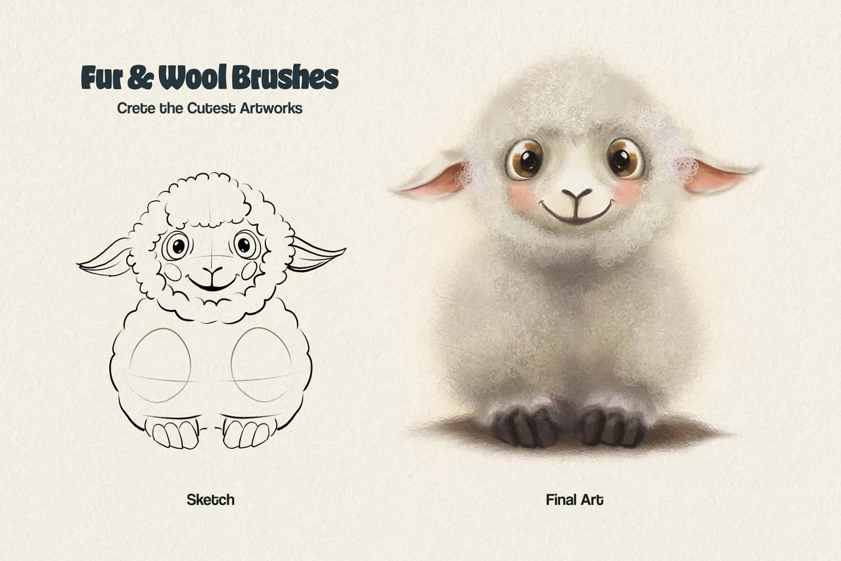 Fur Illustrator Brushes