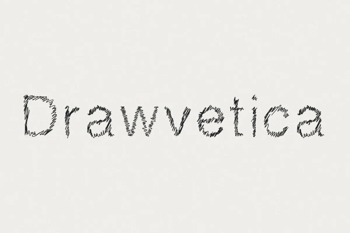 Drawvetica Mini Font