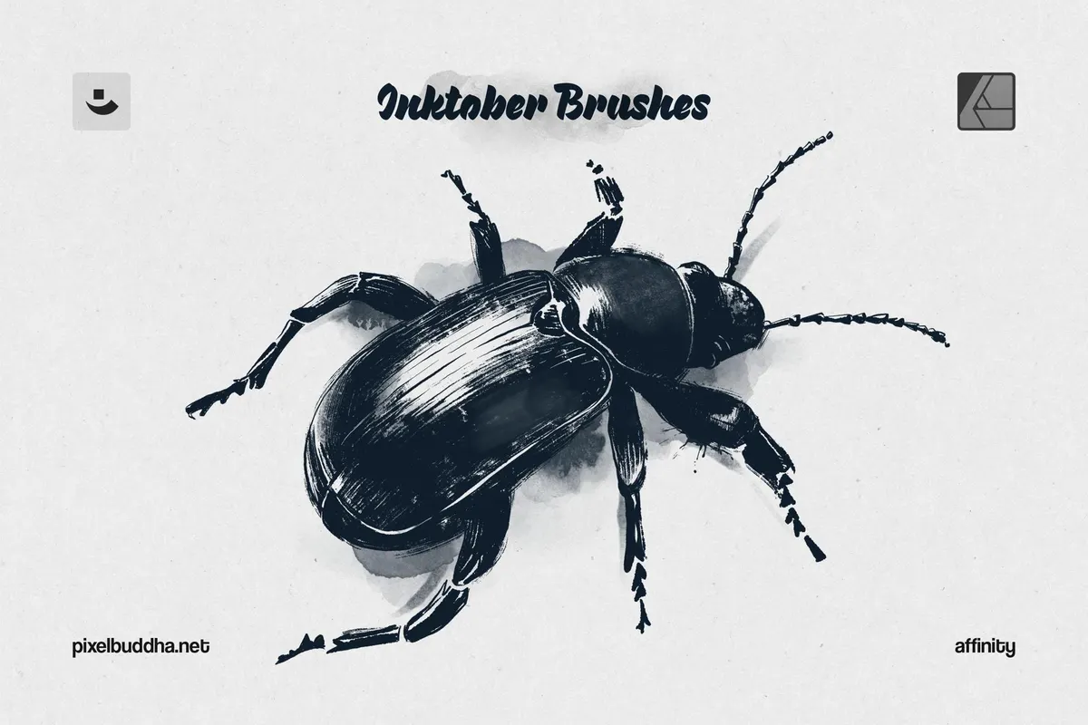 Inktober Affinity Designer Brushes