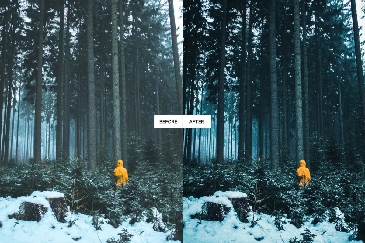 Cold Blue Cinematic Lightroom Presets