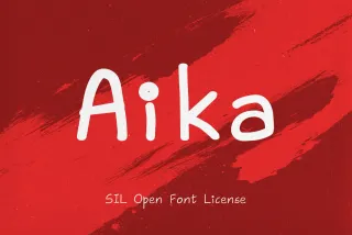 Aika - Fun Handwriting Font