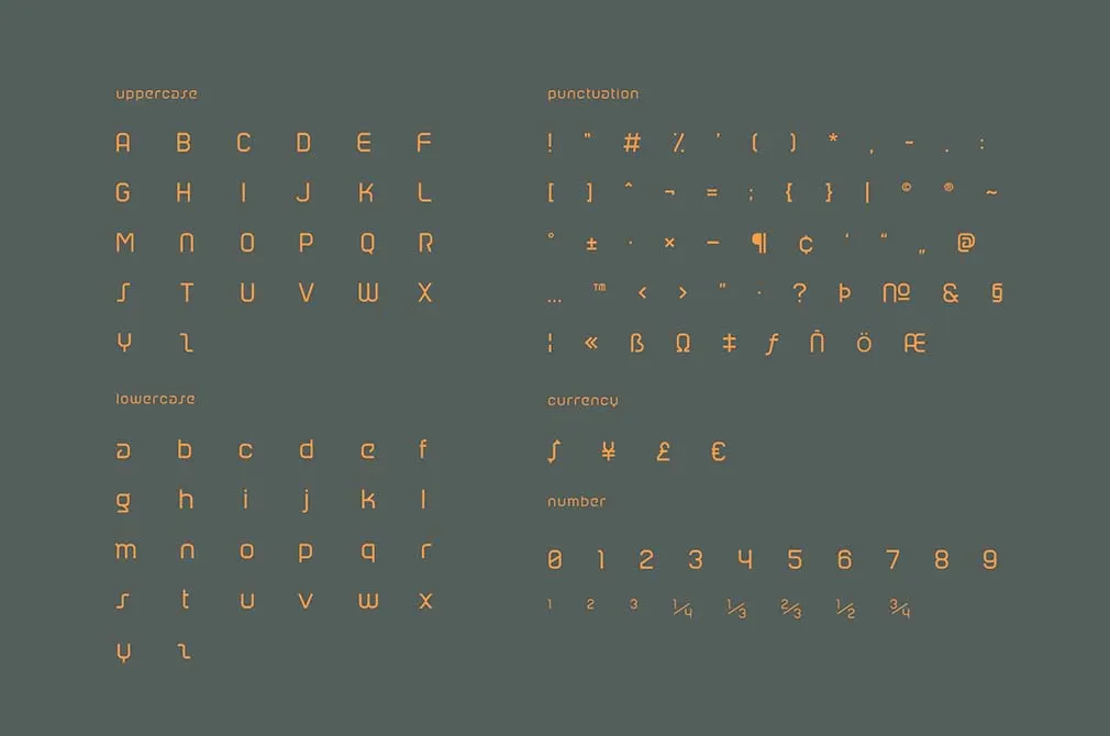 Ersota Futuristic Tech Font