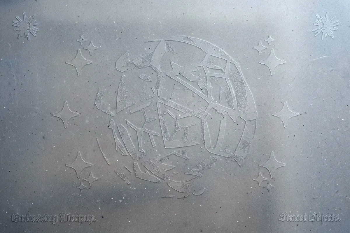 Grunge Embossing Mockup