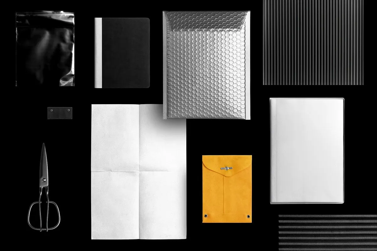 Branding Stationery Mockups Library Scene