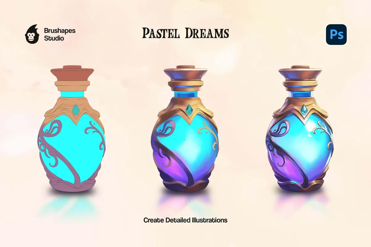 Pastel Dreams Photoshop Brushes