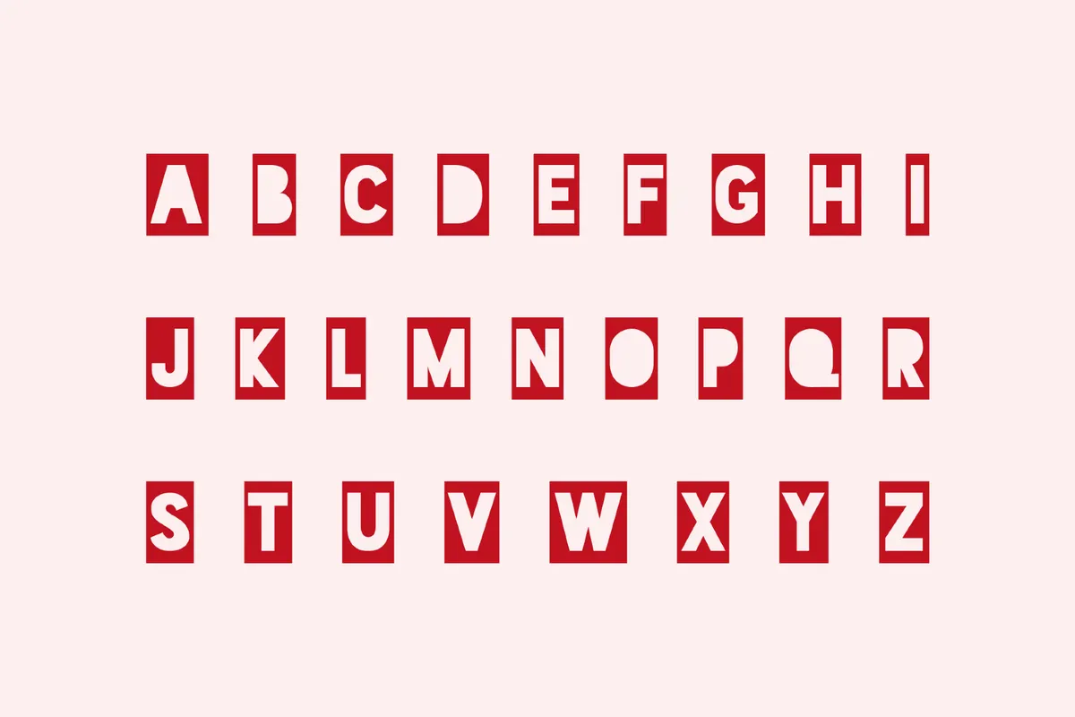 Blackout 90s Stencil Font