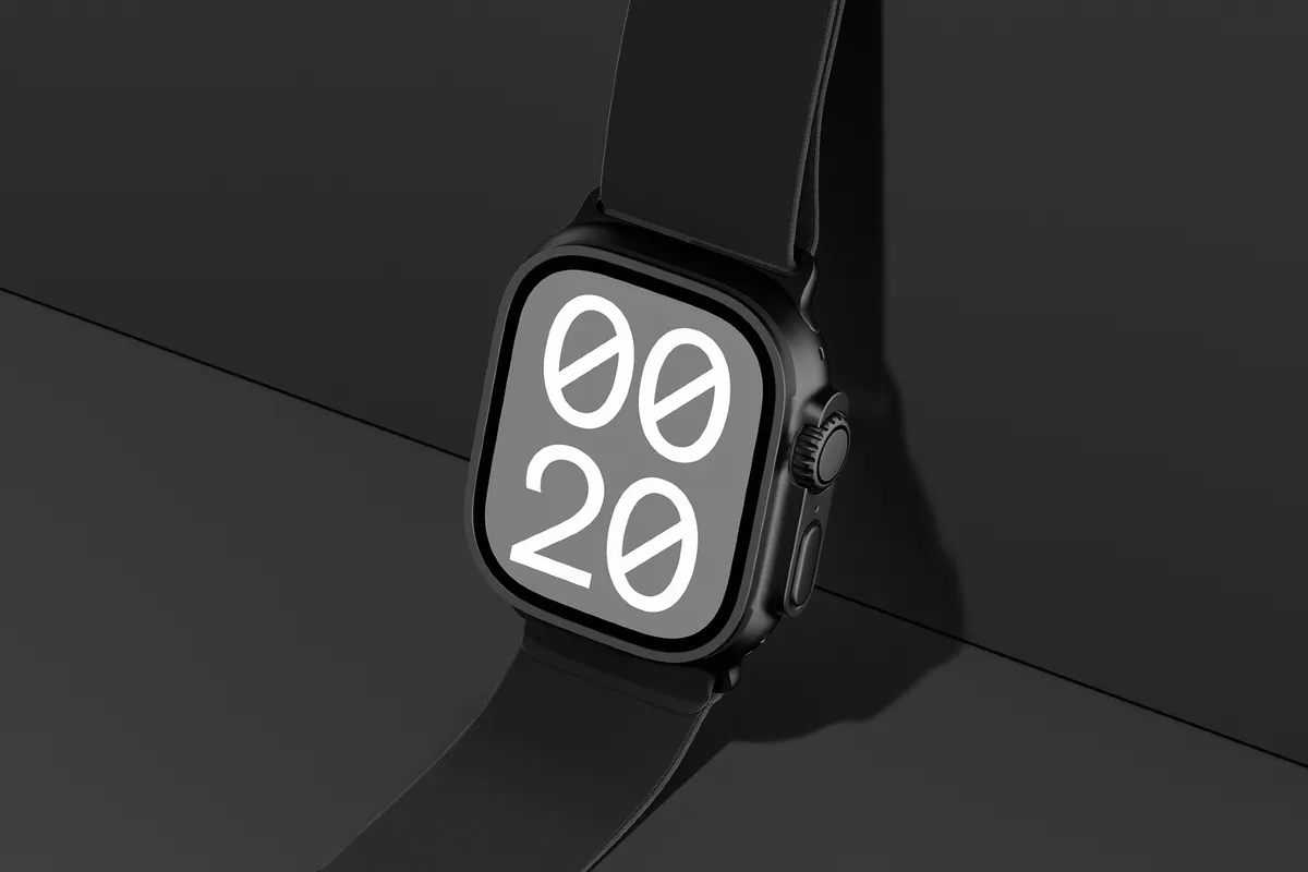 Apple Watch Ultra Mockup