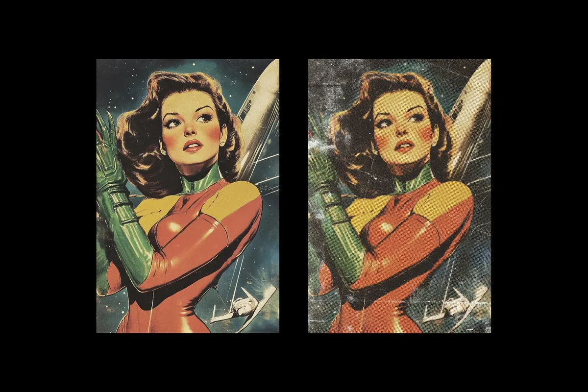Retro Comic Photo Effect