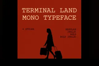Terminal Land Mono Typeface