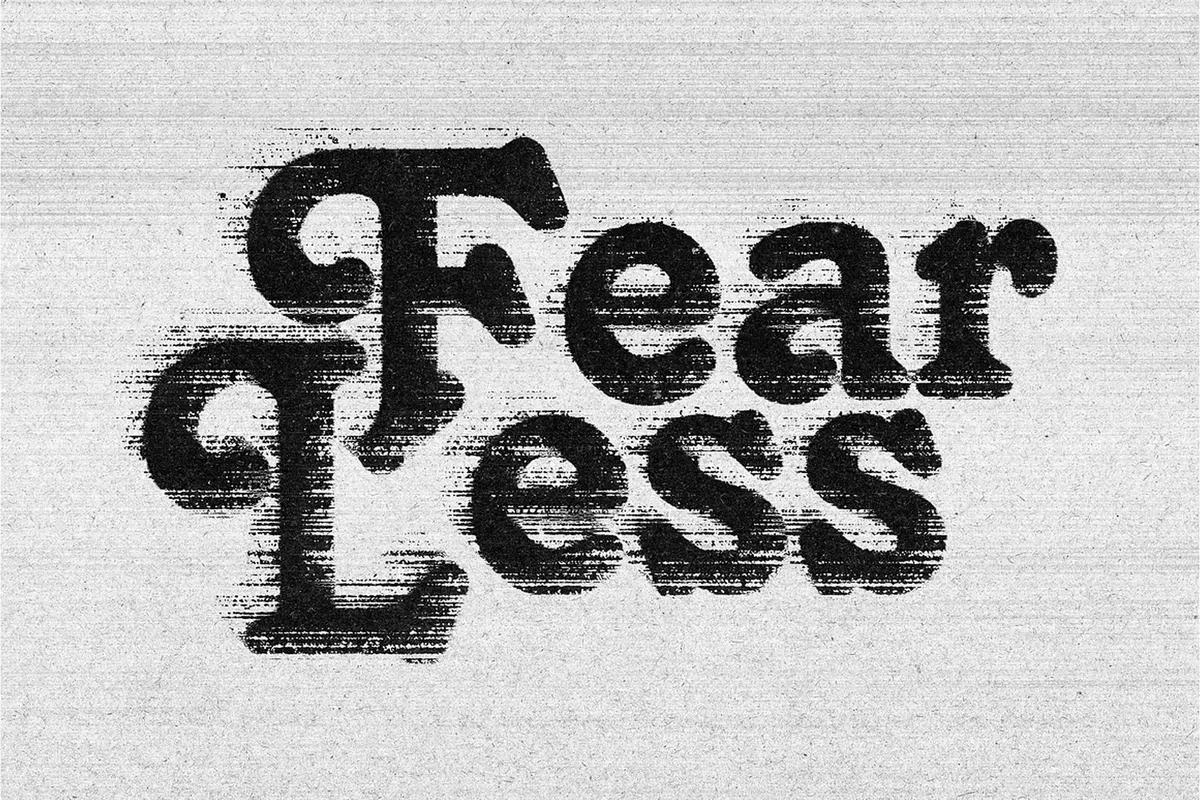 Distort Scan Text & Logo Effect