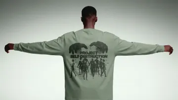 Back Print Longsleeve Mockup