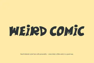 Weird Comic Font