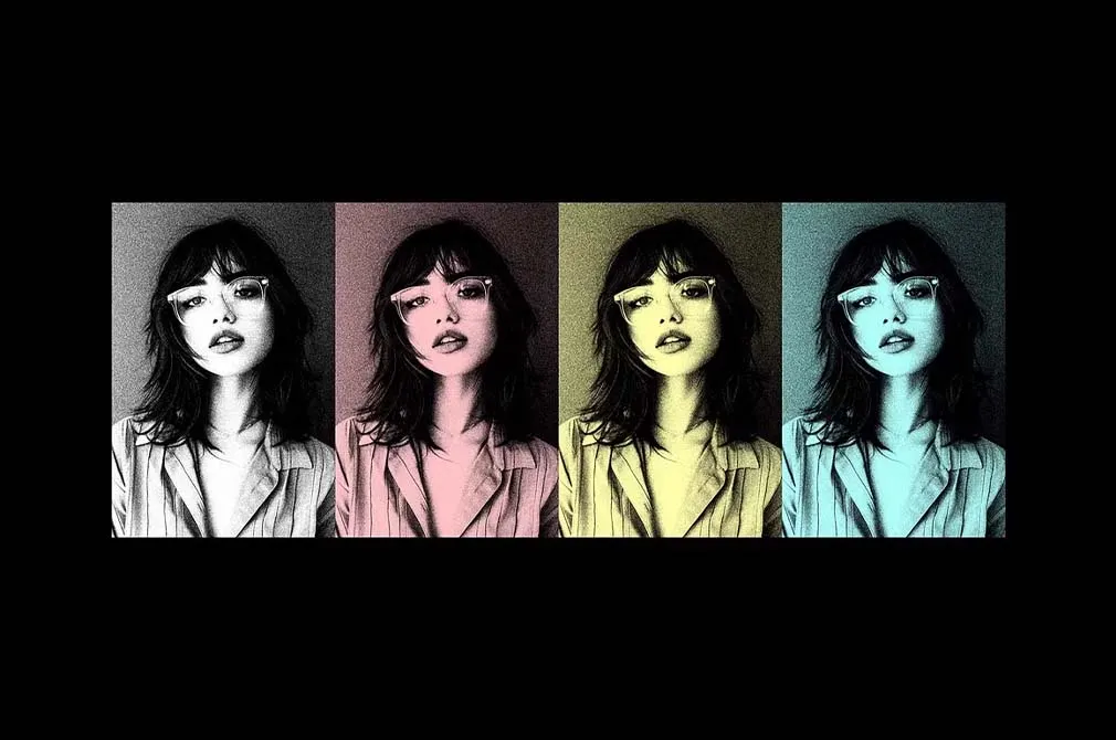 Risograph Duotone Photo Effect