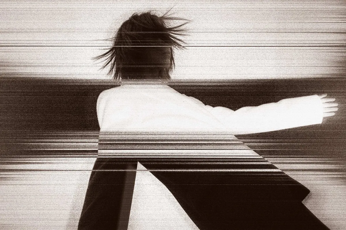 Echo Scanline Photo Effect