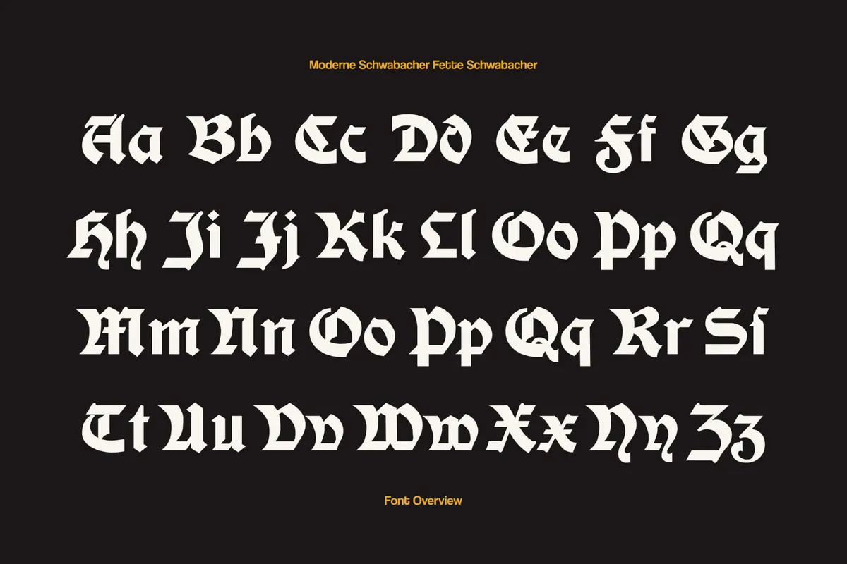 Modern Schwabacher Font Family