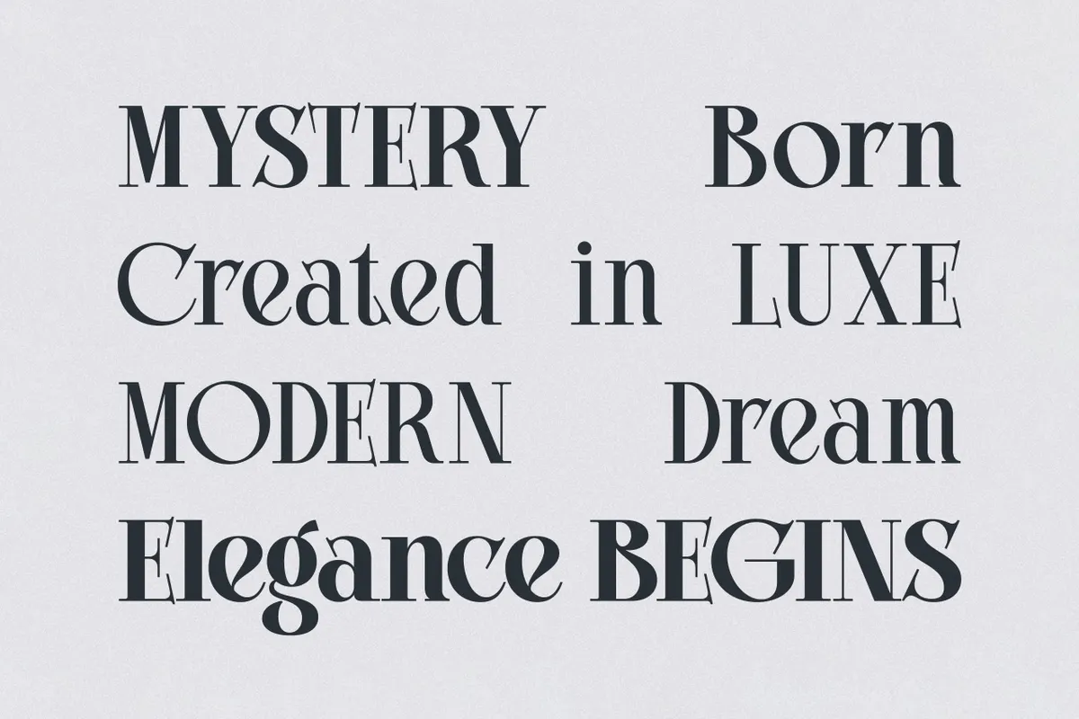 Bright Legacy - Luxury Serif Font Family