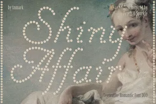 Shiny Affair — Romantic Dots Font