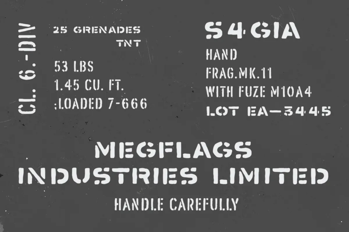 Slow Riot Stencil Fonts