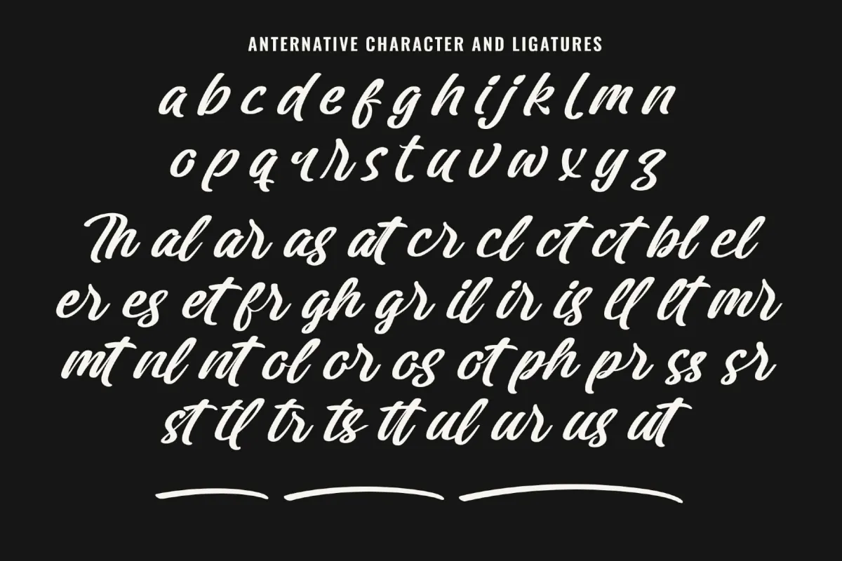 Montavie - Bold Script Typeface
