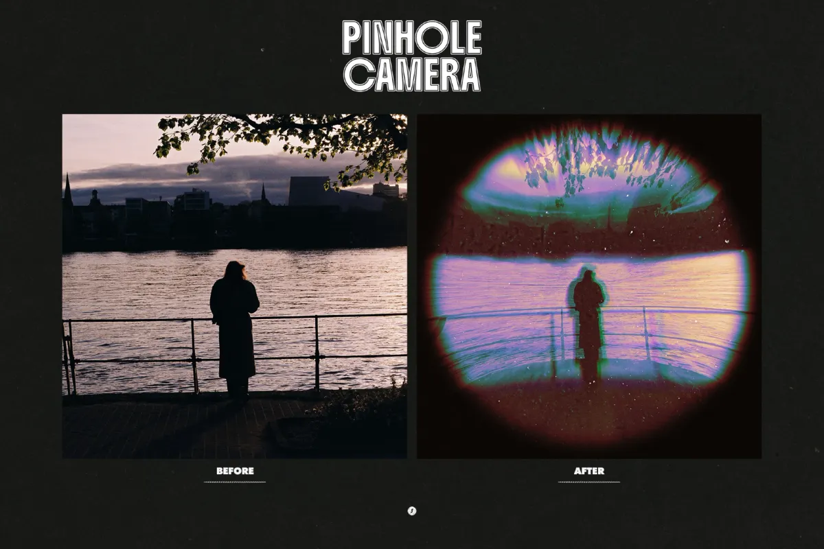 Pinhole Camera Photo Effect