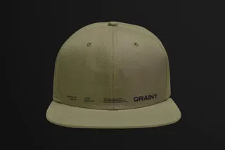 Front View Snapback Cap Mockup