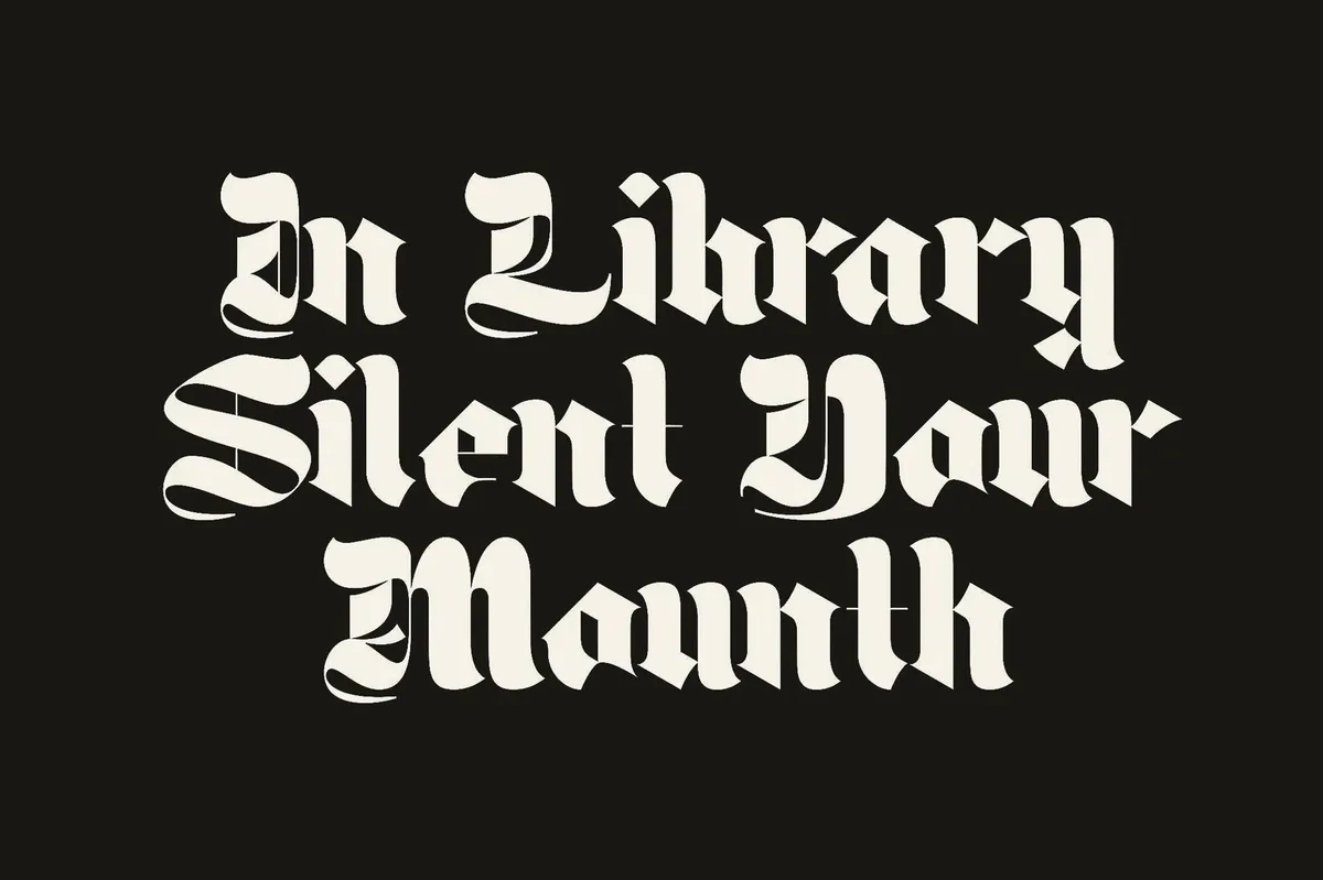 Umbra Nollan Blackletter Type