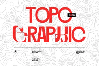 Topographic Map Vector Pack