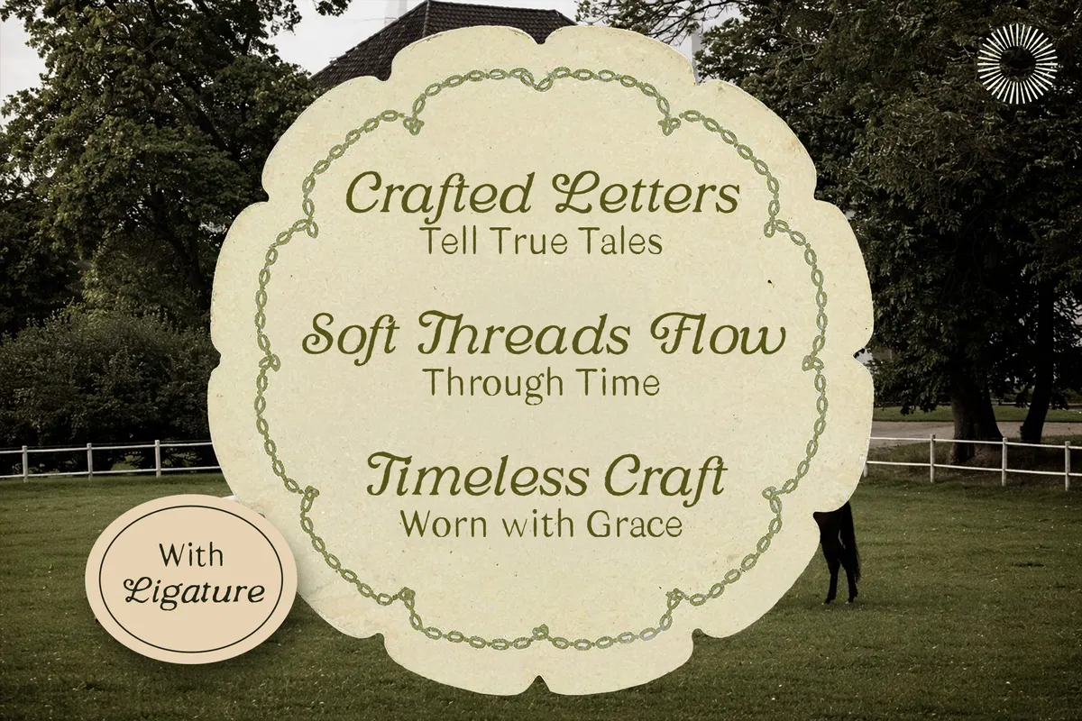 Bark & Paper Press - Vintage Serif & Sans Font Duo