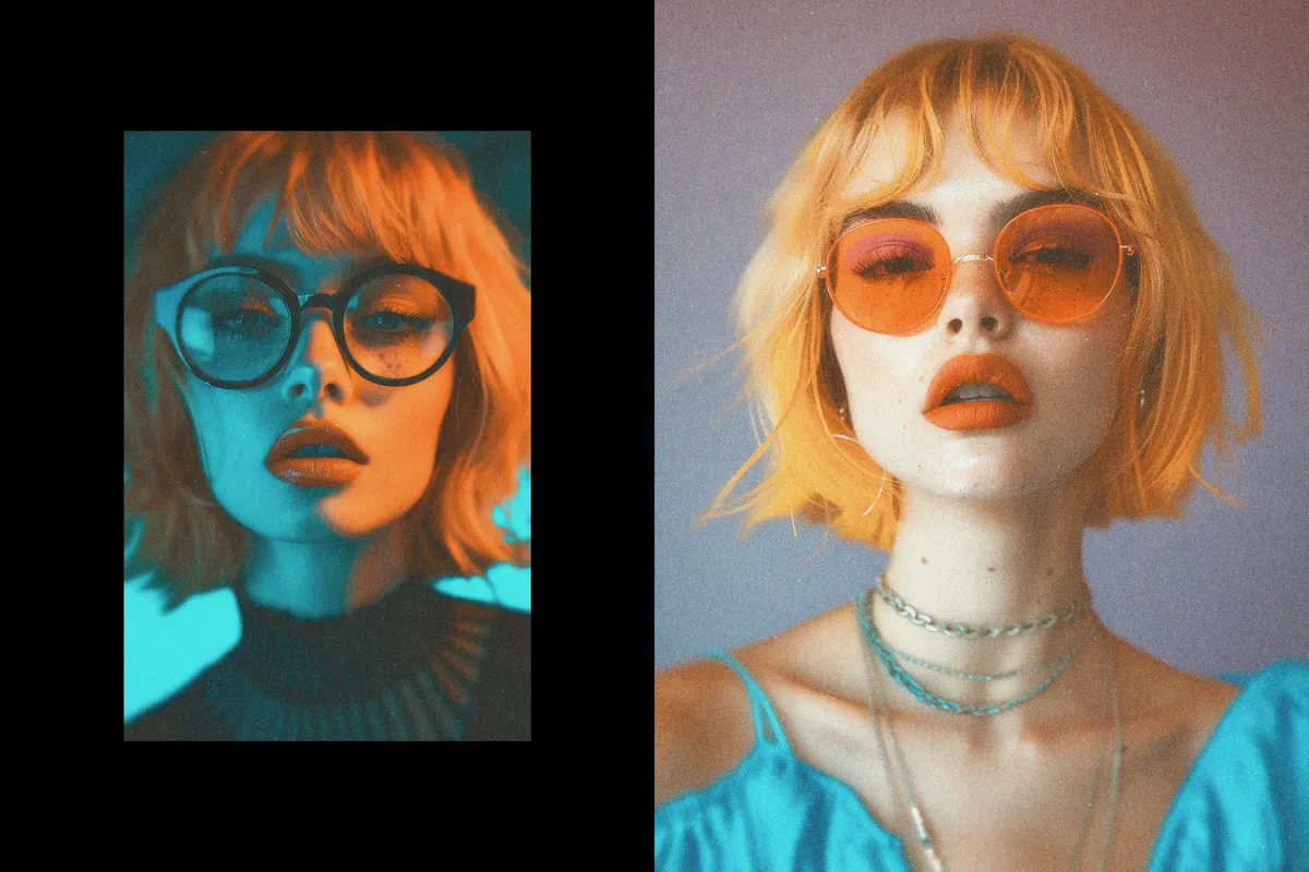 Speckled Cinematic Photo Effect