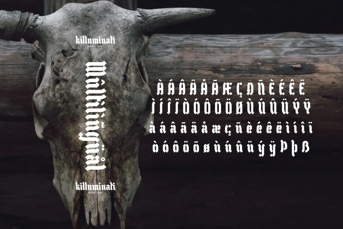 Killuminati - Gothic Font