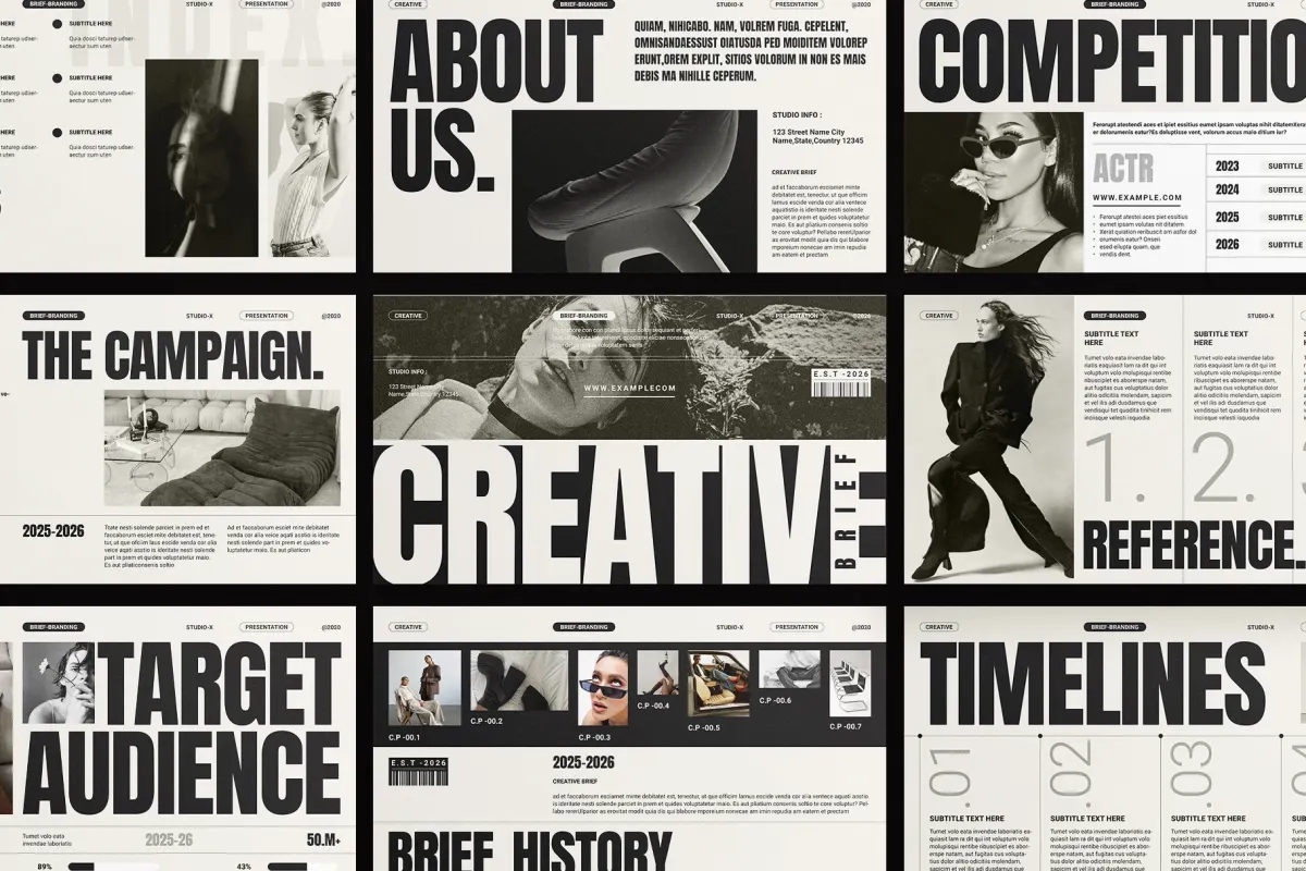 Branding Strategy Presentation Template