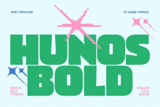 HF Hunos - Display Bold Font