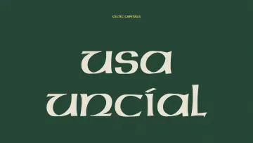USA Uncial Font
