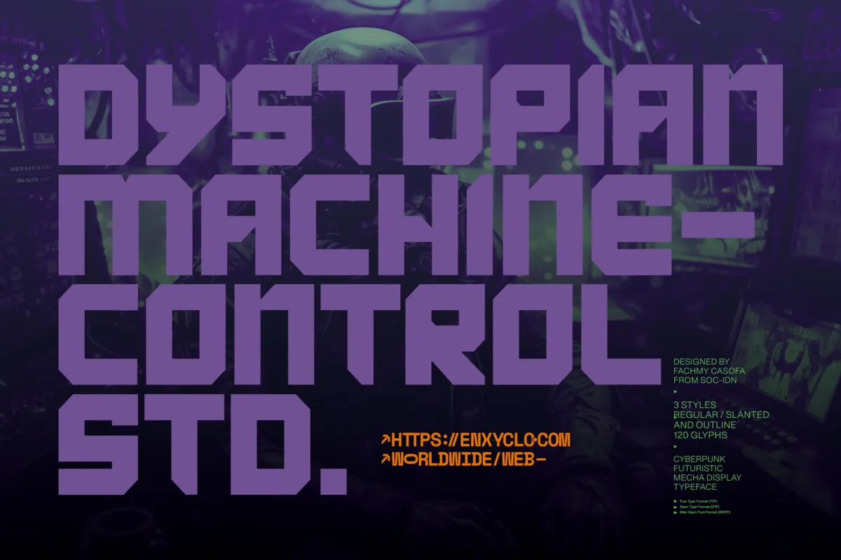 Karixby - Futuristic Tech Display Font
