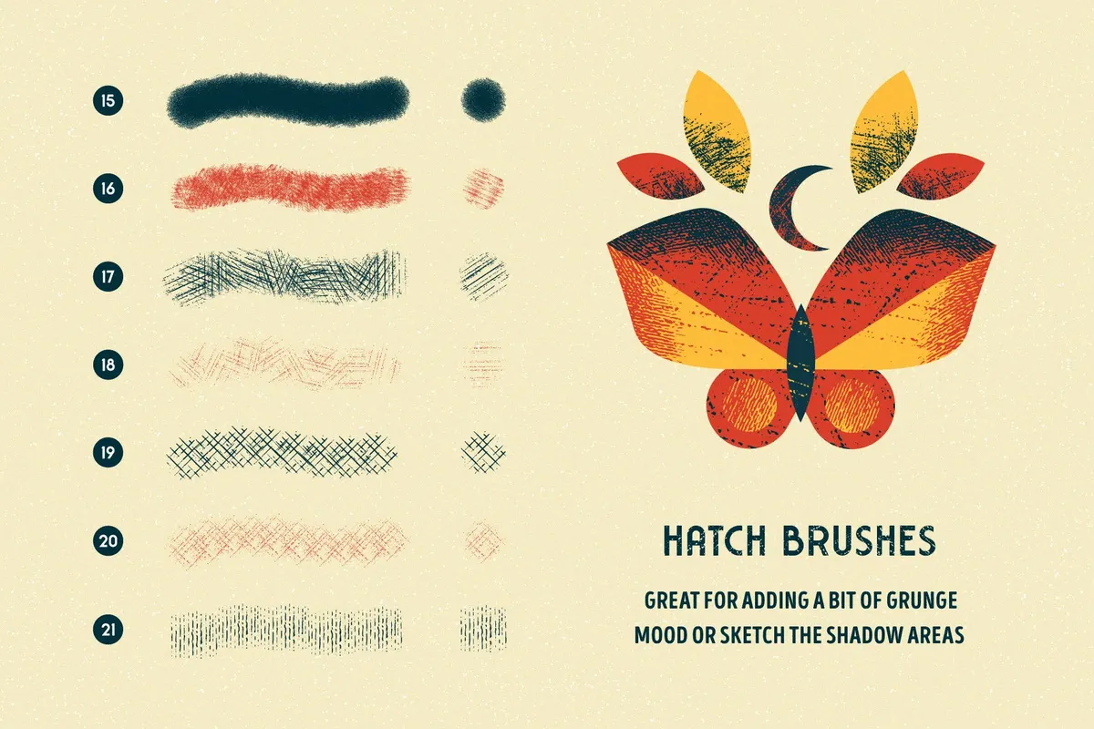 Memento Shader Illustrator Brushes