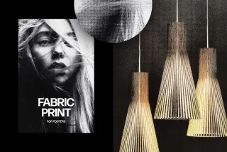 Fabric Print Photo Effect