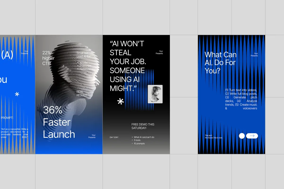Automation Instagram Pack Canva Template