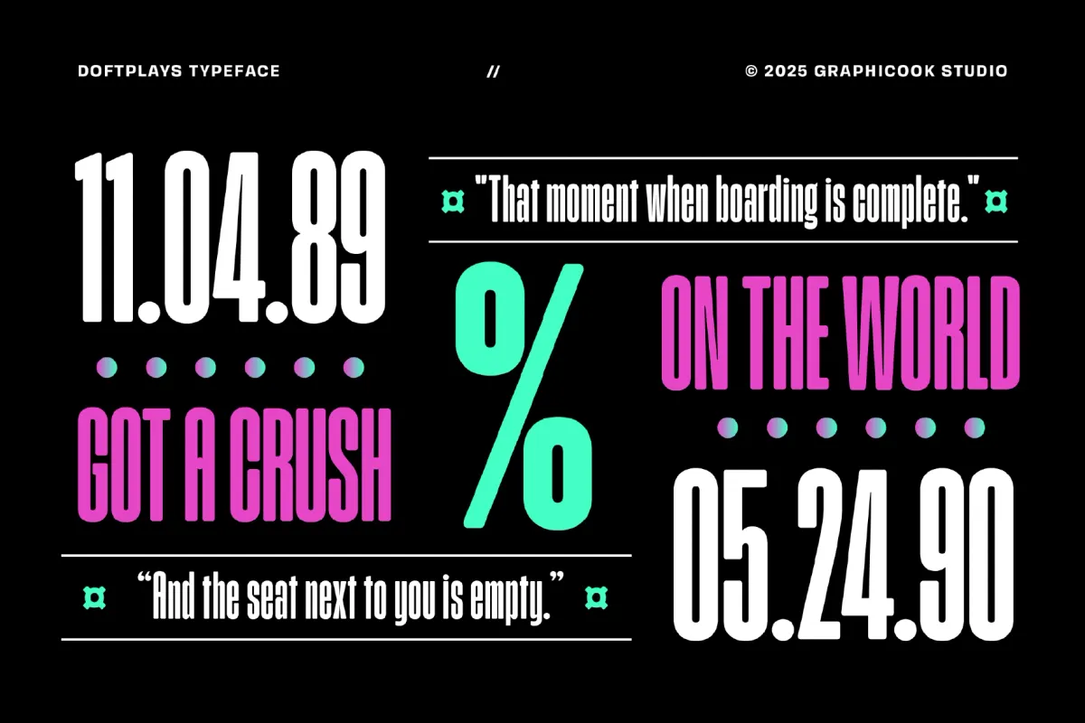 Doftplays Font