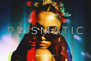 Glitch Prismatic Photo Effect