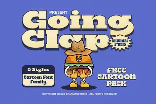 Going Clap - Slab Serif Font
